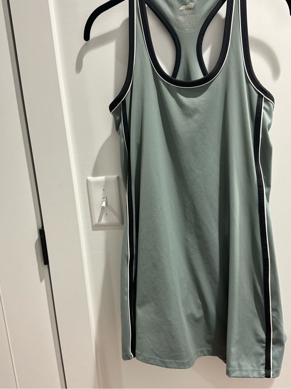Avia  Sage/Olive Green Racerback Tank dress 
Excellent used condition